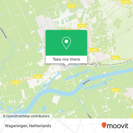 Wageningen map