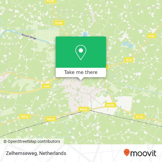 Zelhemseweg map