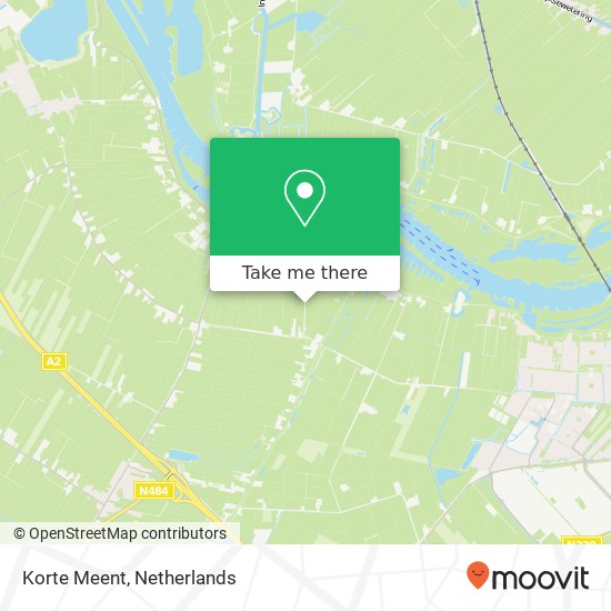Korte Meent map