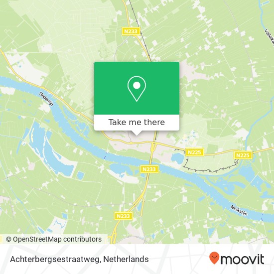 Achterbergsestraatweg map