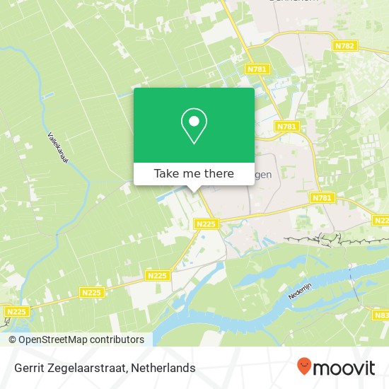 Gerrit Zegelaarstraat map