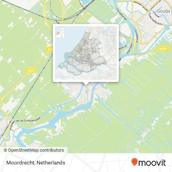 Moordrecht Karte