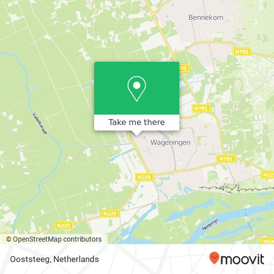 Ooststeeg map