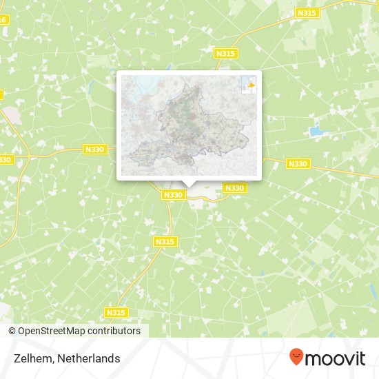 Zelhem map