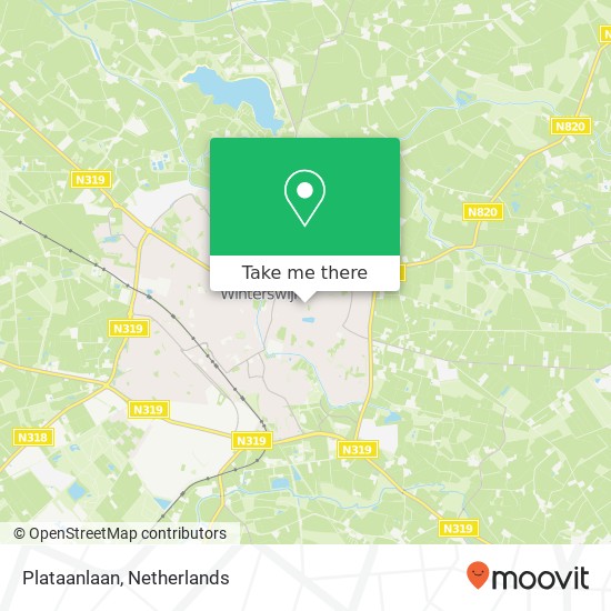 Plataanlaan Karte