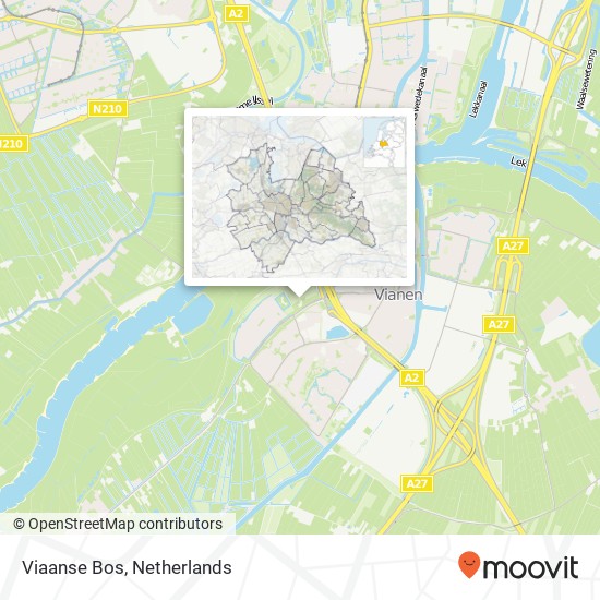 Viaanse Bos map