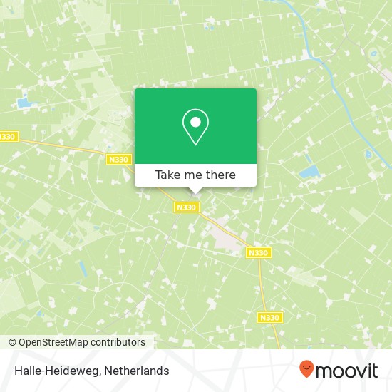 Halle-Heideweg map