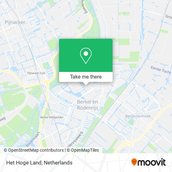 Het Hoge Land map