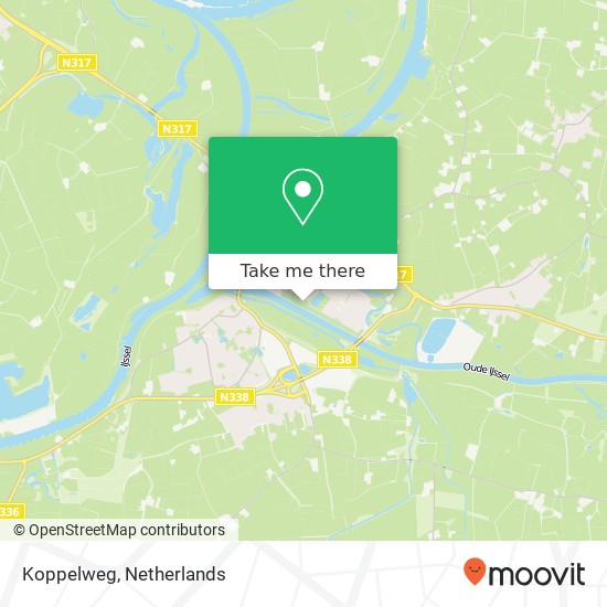 Koppelweg Karte