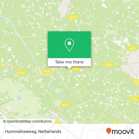 Hummeloseweg map