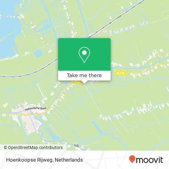 Hoenkoopse Rijweg map