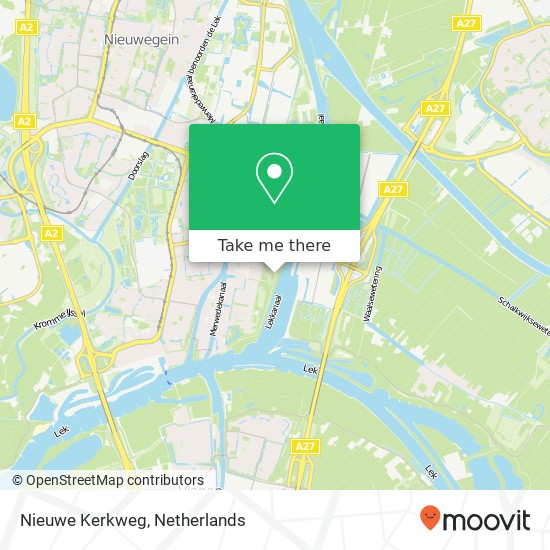 Nieuwe Kerkweg map