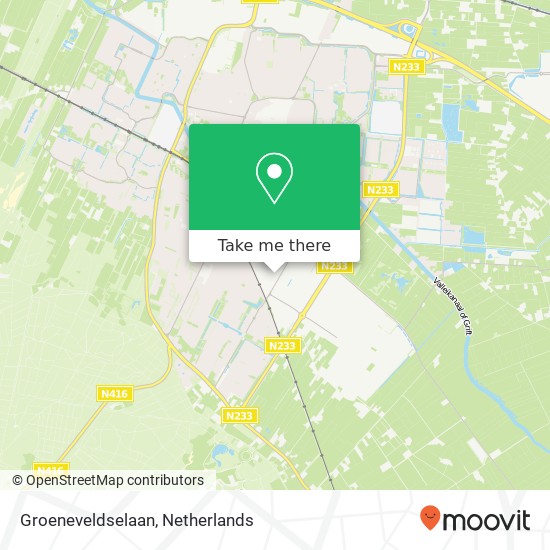 Groeneveldselaan map