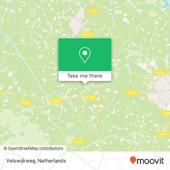 Velswijkweg map