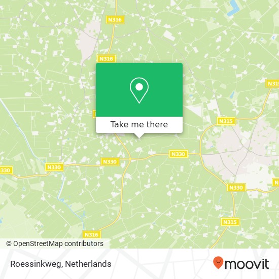 Roessinkweg map