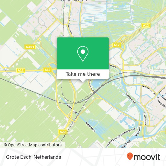 Grote Esch map