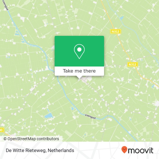 De Witte Rieteweg map