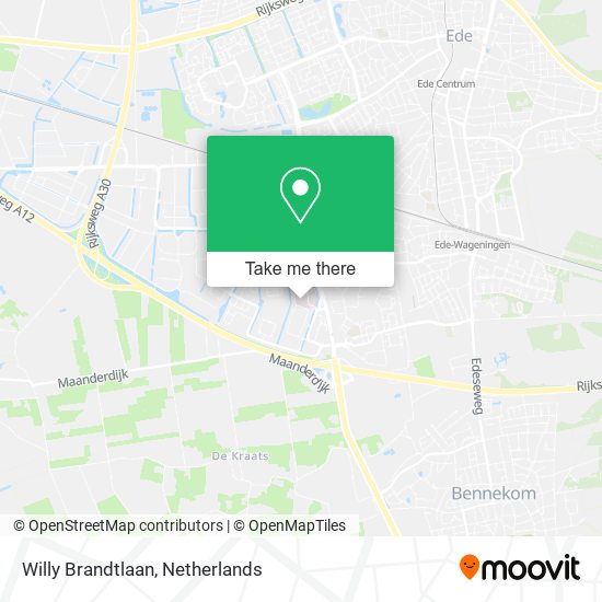 Willy Brandtlaan map