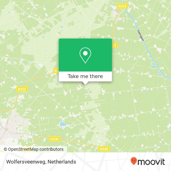 Wolfersveenweg map