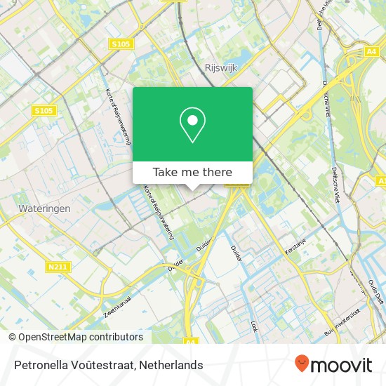 Petronella Voûtestraat map