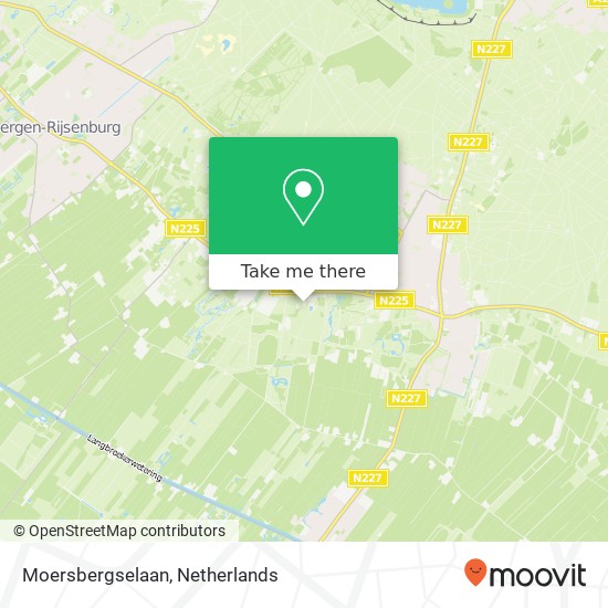 Moersbergselaan map