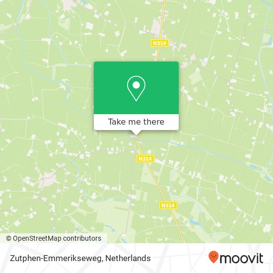 Zutphen-Emmerikseweg Karte