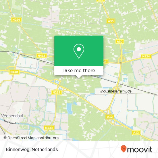 Binnenweg map