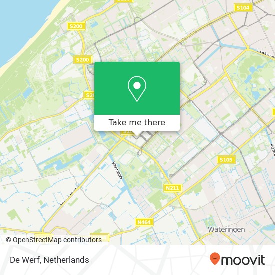 De Werf map