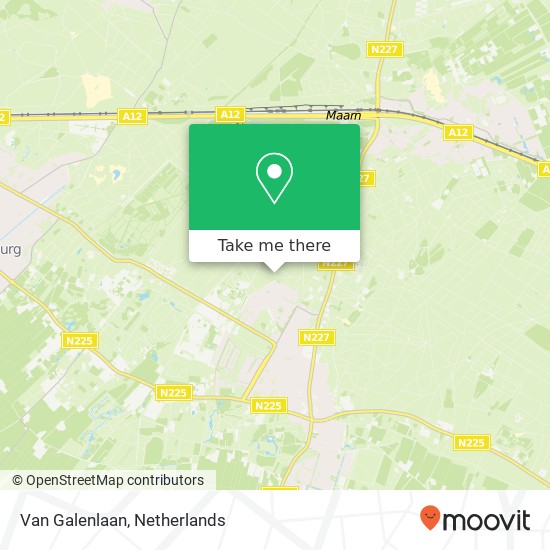 Van Galenlaan map