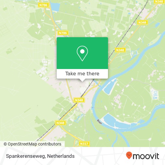 Spankerenseweg map