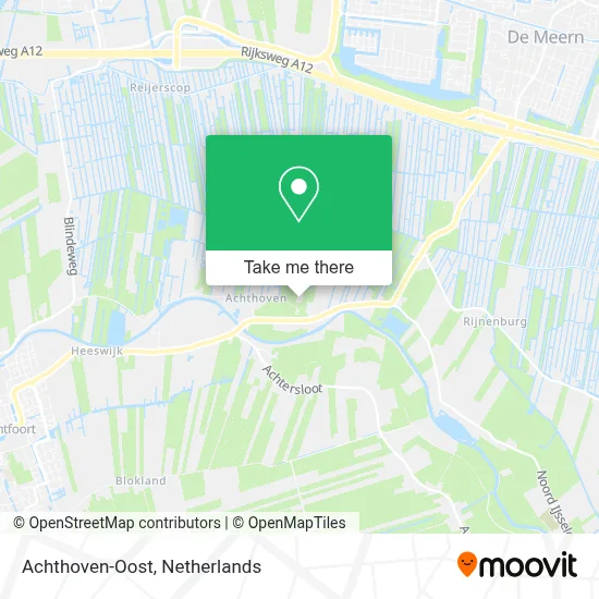 Achthoven-Oost map
