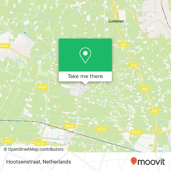 Hootsenstraat map