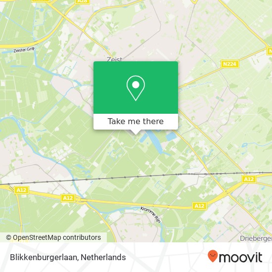 Blikkenburgerlaan map