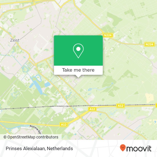 Prinses Alexialaan map