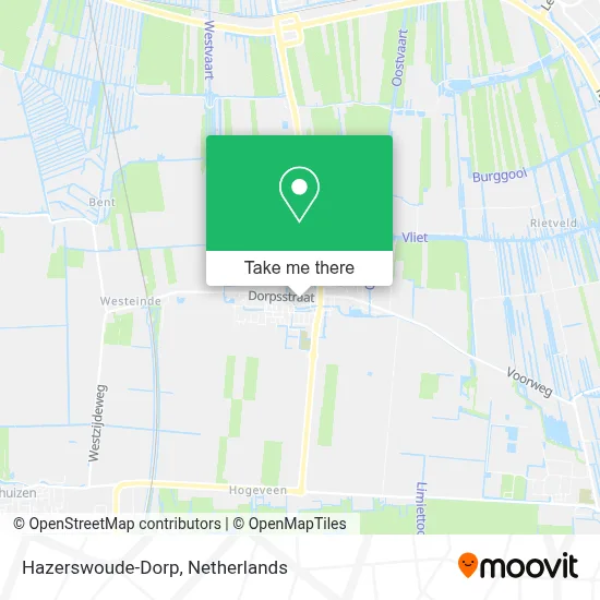Hazerswoude-Dorp map