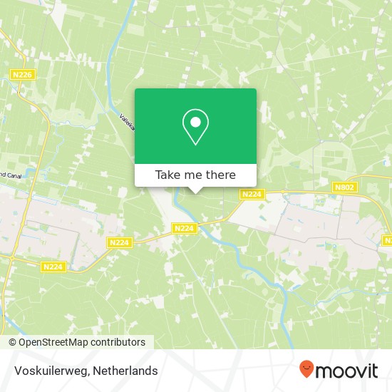 Voskuilerweg map