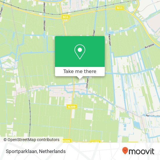 Sportparklaan map