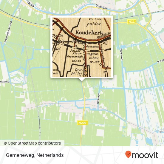 Gemeneweg map