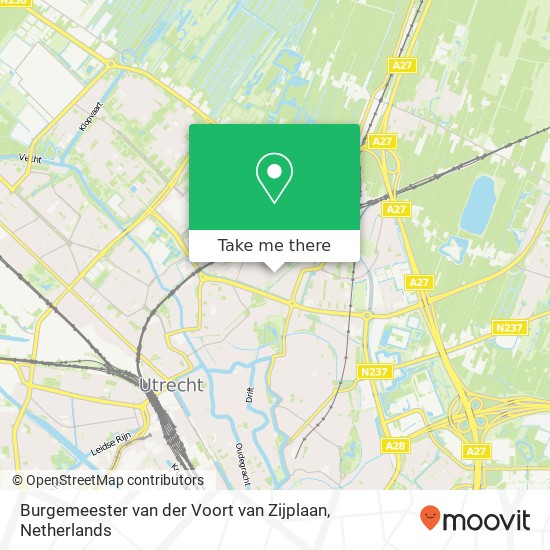 Burgemeester van der Voort van Zijplaan map