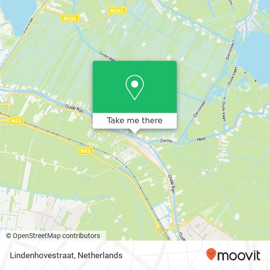 Lindenhovestraat map