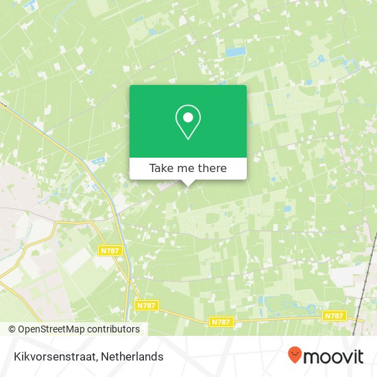 Kikvorsenstraat map