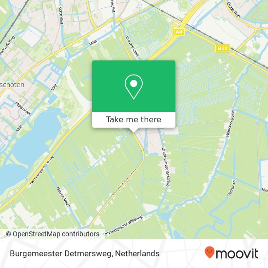 Burgemeester Detmersweg map