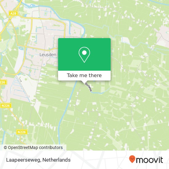 Laapeerseweg map