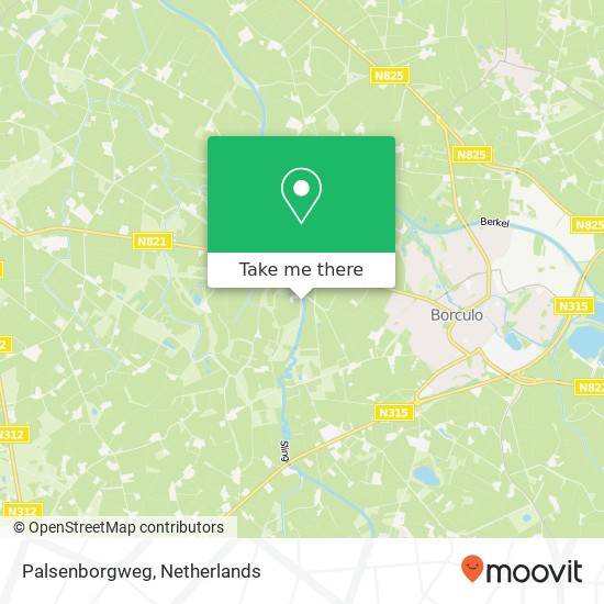 Palsenborgweg map