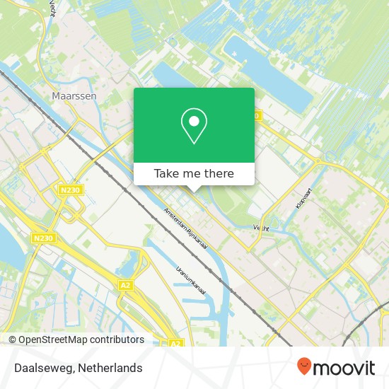 Daalseweg map