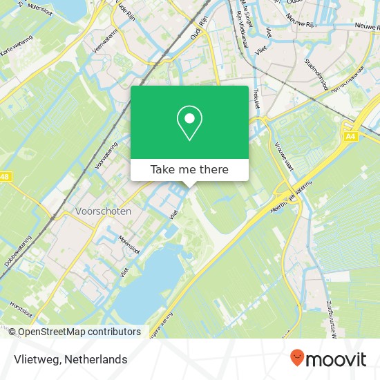 Vlietweg map