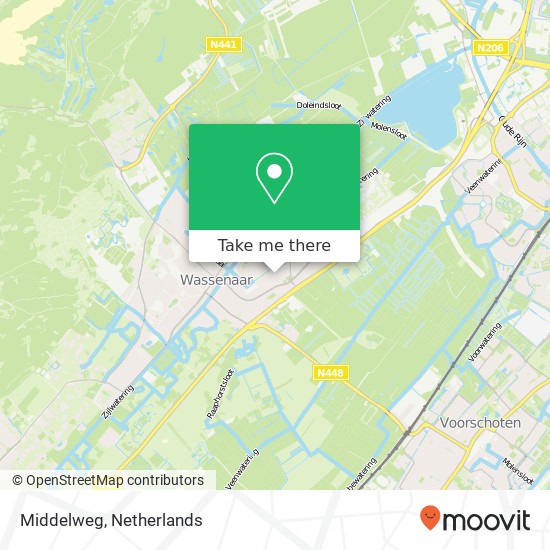 Middelweg Karte