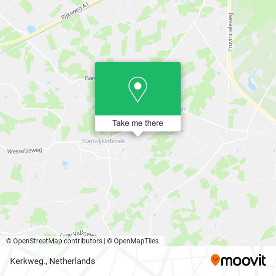 Kerkweg. map