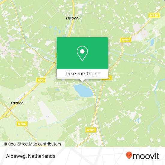 Albaweg map