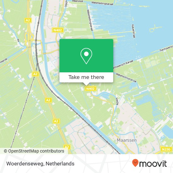 Woerdenseweg map